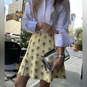 Chloe floral crepe mini skirt 34